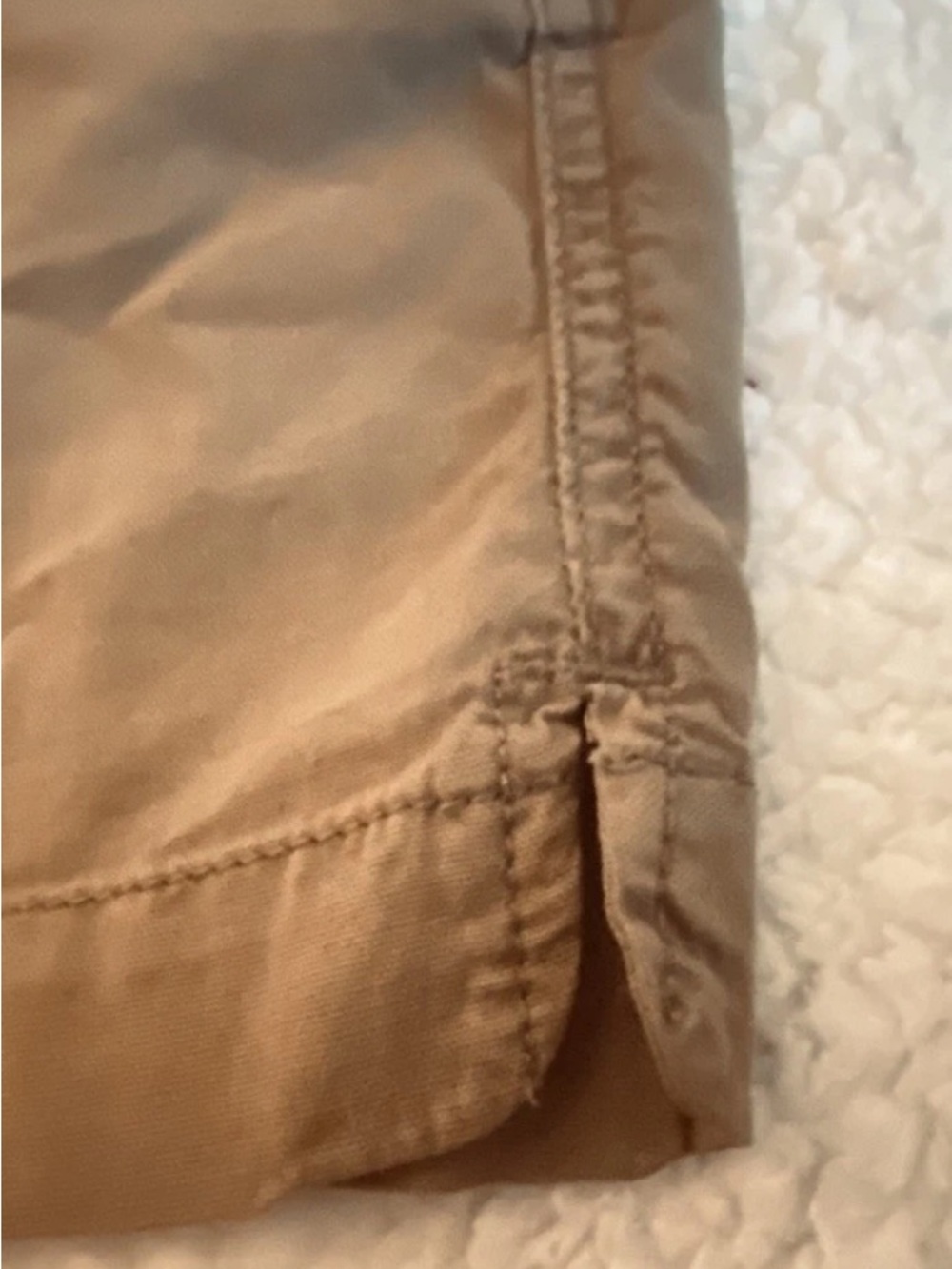 NWT Women’s Sonoma Shorts Size Petite Medium Khaki Brown Utility Short Shorts - Picture 5 of 6